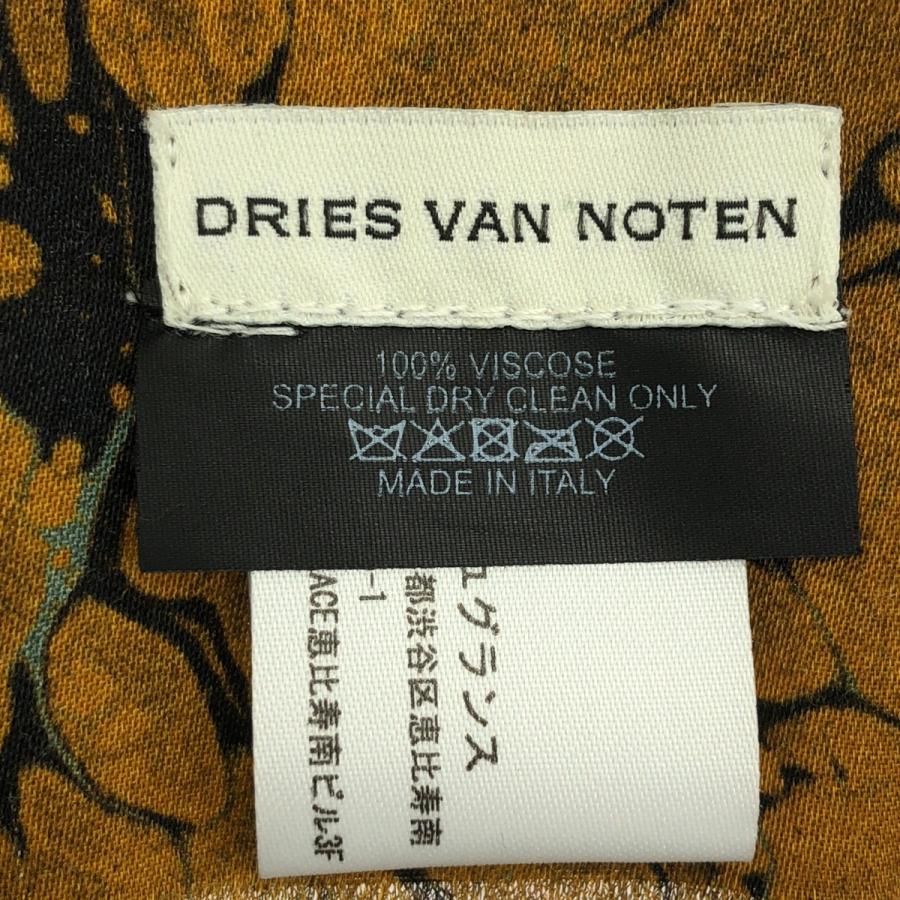 DRIES VAN NOTEN ドリスヴァンノッテン 18AW マーブルアイレーヨン 