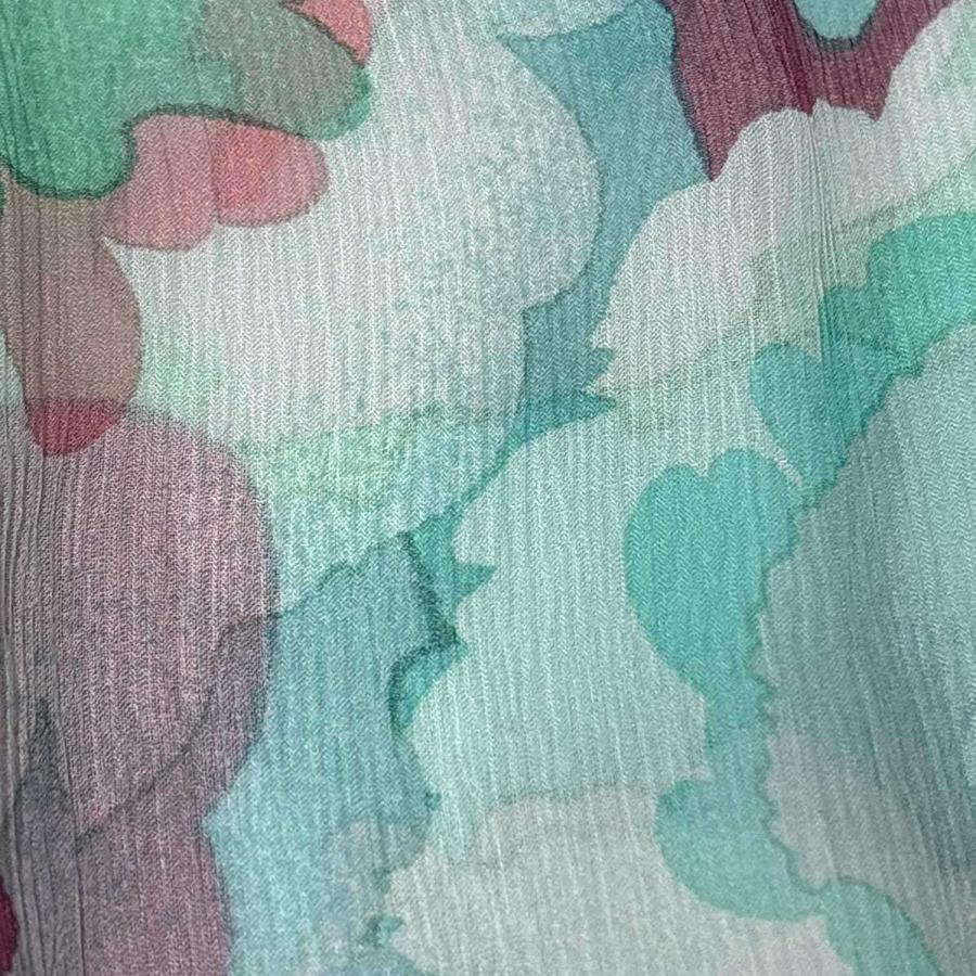BOWTE バウト 23SS Print Bowtie Blouse シルクシアーブラウスシャツ 231-11-0010 グリーン - ITGN7A6992U8の画像