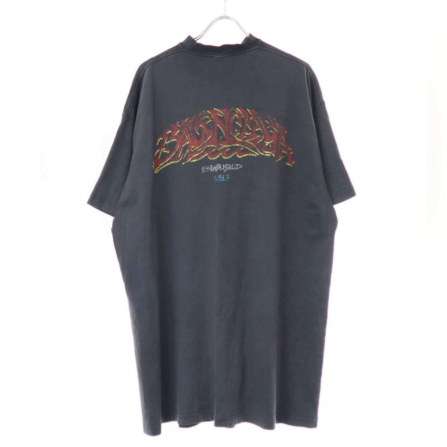 BALENCIAGA バレンシアガ OFFSHORE ロゴプリントオーバーサイズT BALENCIAGA バレンシアガ OFFSHORE ロゴプリントオーバーサイズT