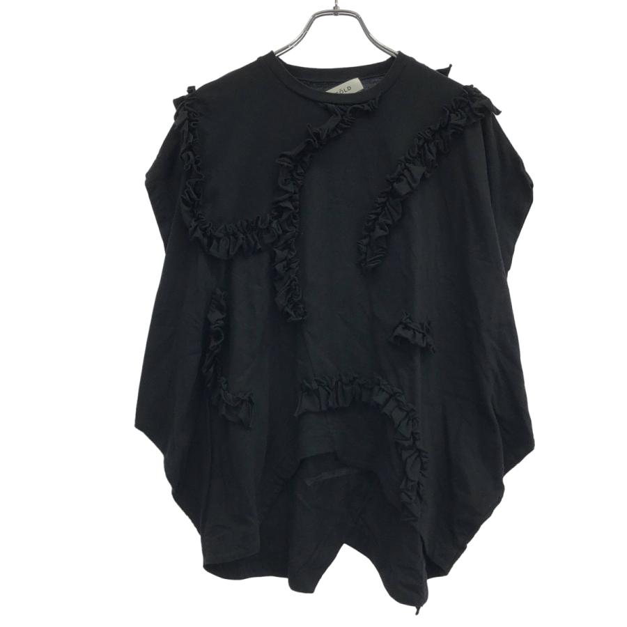 RUFFLE HEXAGON-T-SHIRT エンフォルド ENFOLD（エンフォルド） 24SS RUFFLE HEXAGON T-SHIRT ラッフル