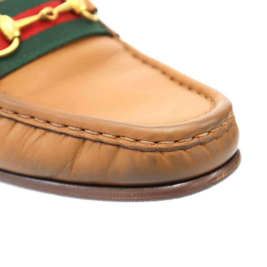 GUCCI（グッチ） シェリーライン ホースビットローファー ブラウン 38