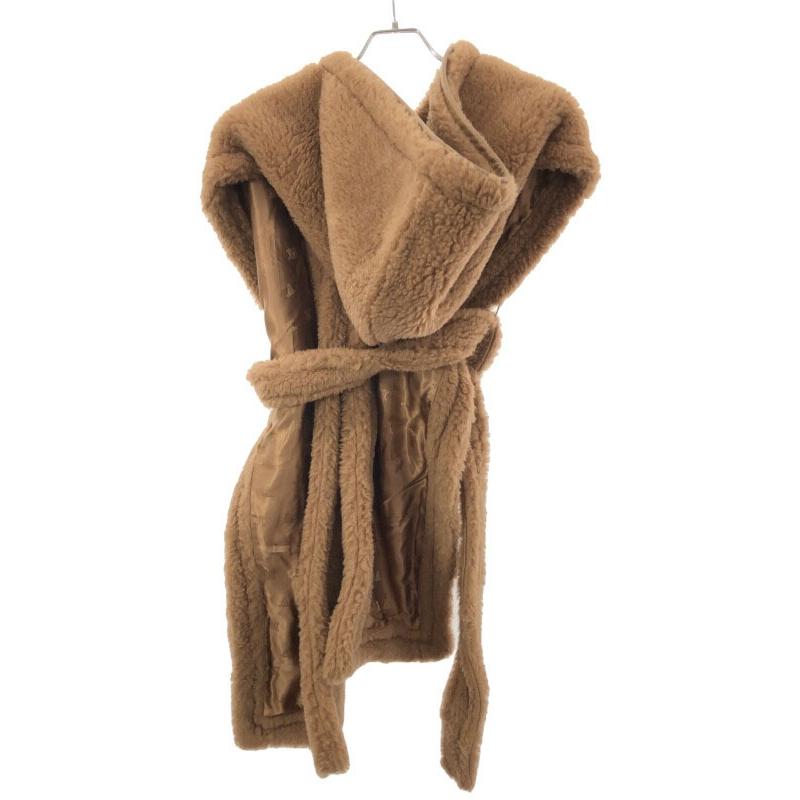 マックスマーラ　テディベアストール MaxMara マックスマーラ テディベア フーデッドストール 454607236