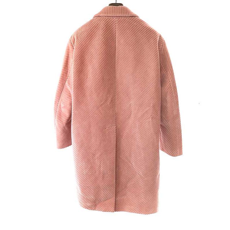 PRADA プラダ 21AW コーデュロイコート SGB840 1Y8A ピンク 48