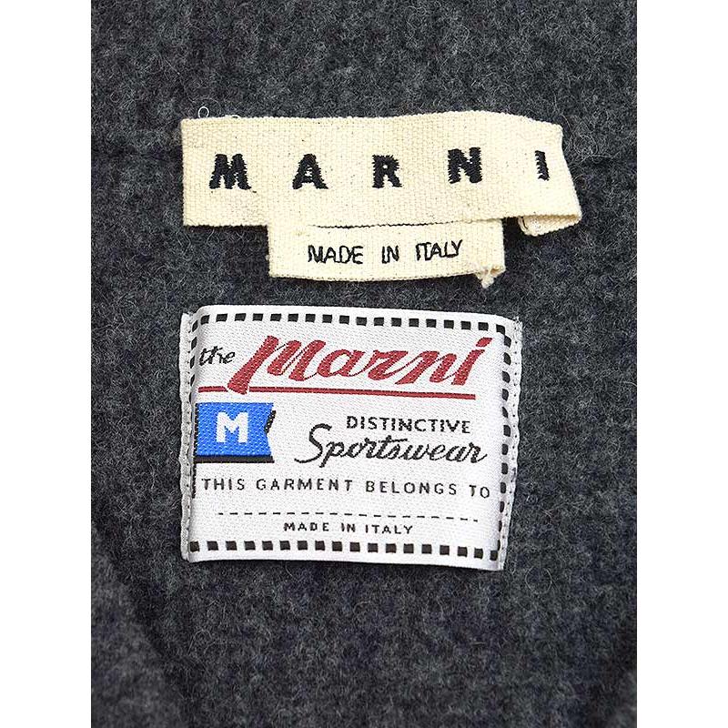 MARNI マルニ 20AW オーバーサイズVネックニットセーター グレー MARNI マルニ 20AW オーバーサイズVネックニットセーター グレー