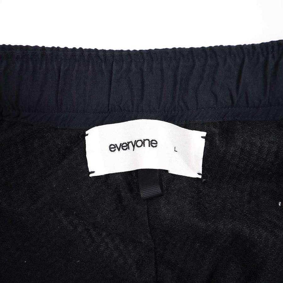 everyone エブリワン 23AW fleece pants フリースパンツ ブラック系 L