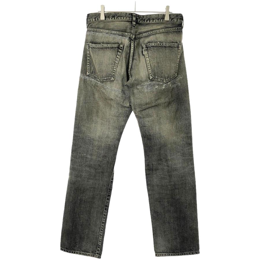 MYne マイン Boro Denim Pants ダメージ加工デニムパンツ ブラック 
