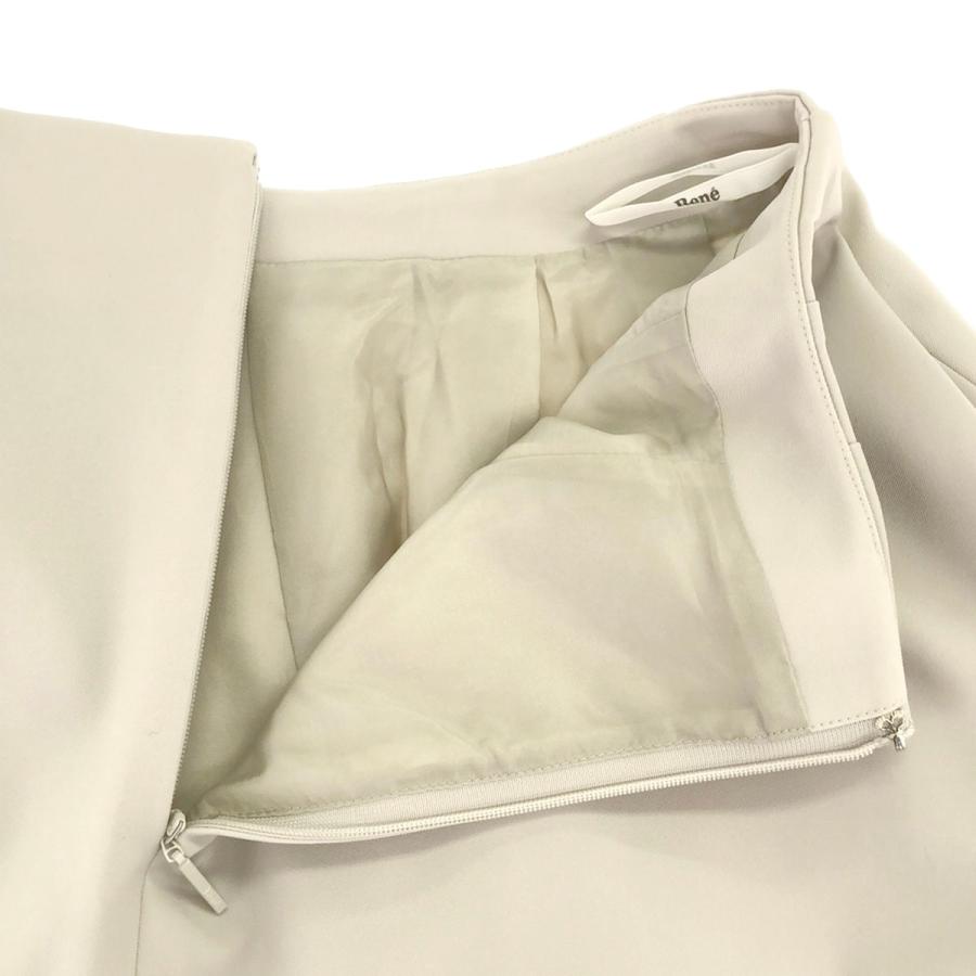 グレー ティアードフレアスカート rene Rene ルネ フレアタックスカート ライトグレー系 36 ITGWTMV3UHN2