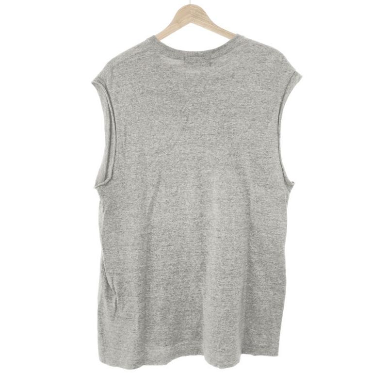 UNUSED アンユーズド 23SS NO SLEEVE TEE ノースリーブTシャツ グレー