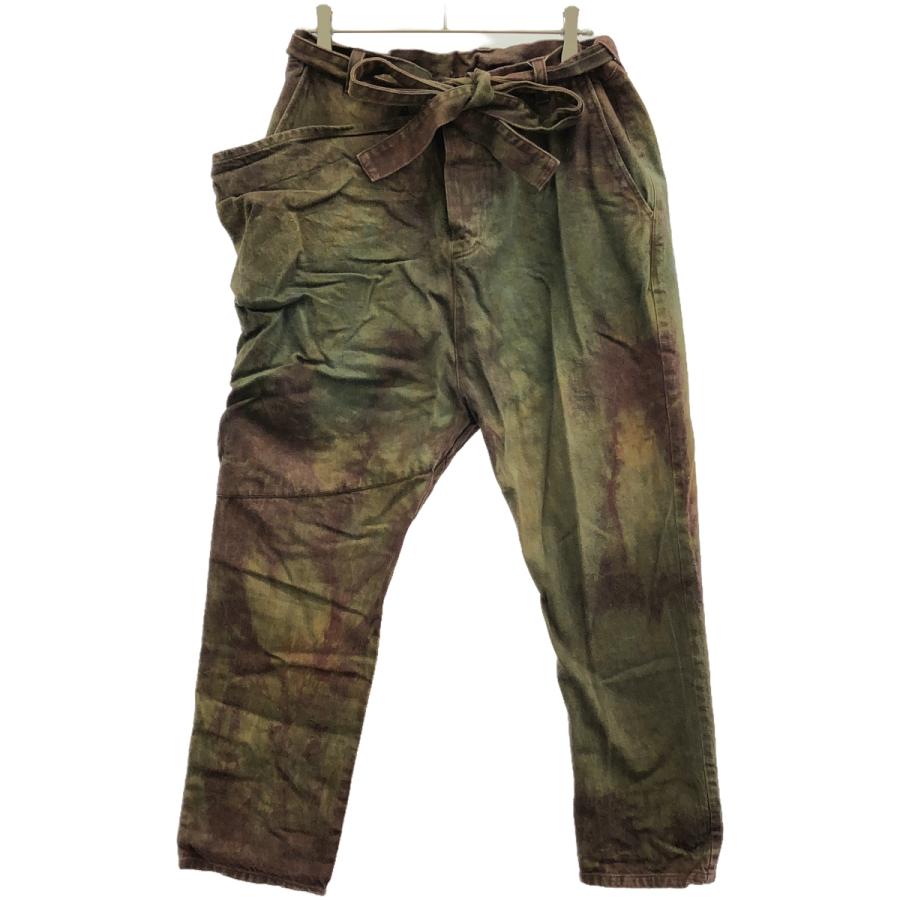 ボタニックグリーン　ワークパンツ BOTAN Botanic Green×GO OUT ボタニックグリーン×ゴーアウト