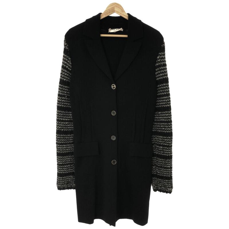 ソニアニットコート SONIA RYKIEL ソニア リキエル ニットコート ブラック S