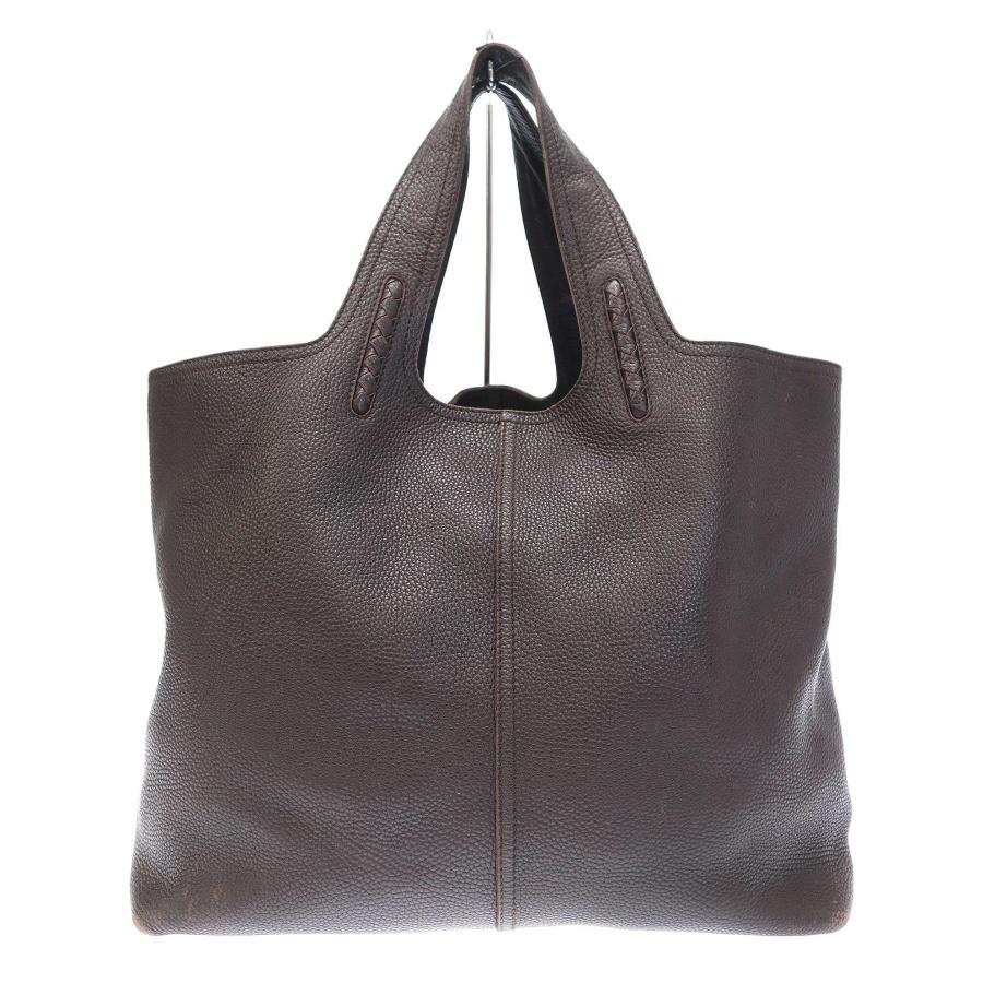 BOTTEGA VENETA ダークブラウン トートバッグ BOTTEGA VENETA（ボッテガ・ヴェネタ） レザートートバッグ ブラウン