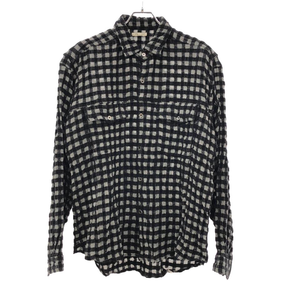 HEUGNユーゲン Bobby Check チェック 長袖シャツ HEUGN ユーゲン 22AW Bobby Check ウールボビーチェックシャツ SHIRT