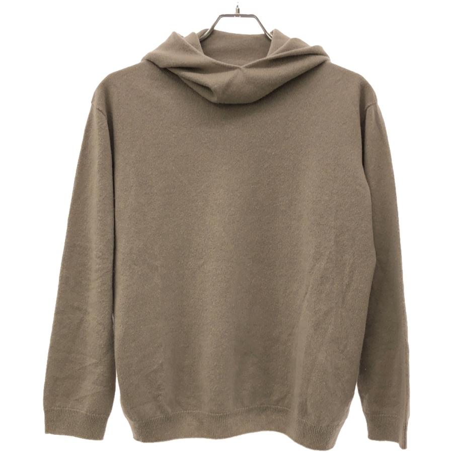 evam eva（エヴァムエヴァ） cashmere parka カシミヤニットパーカー