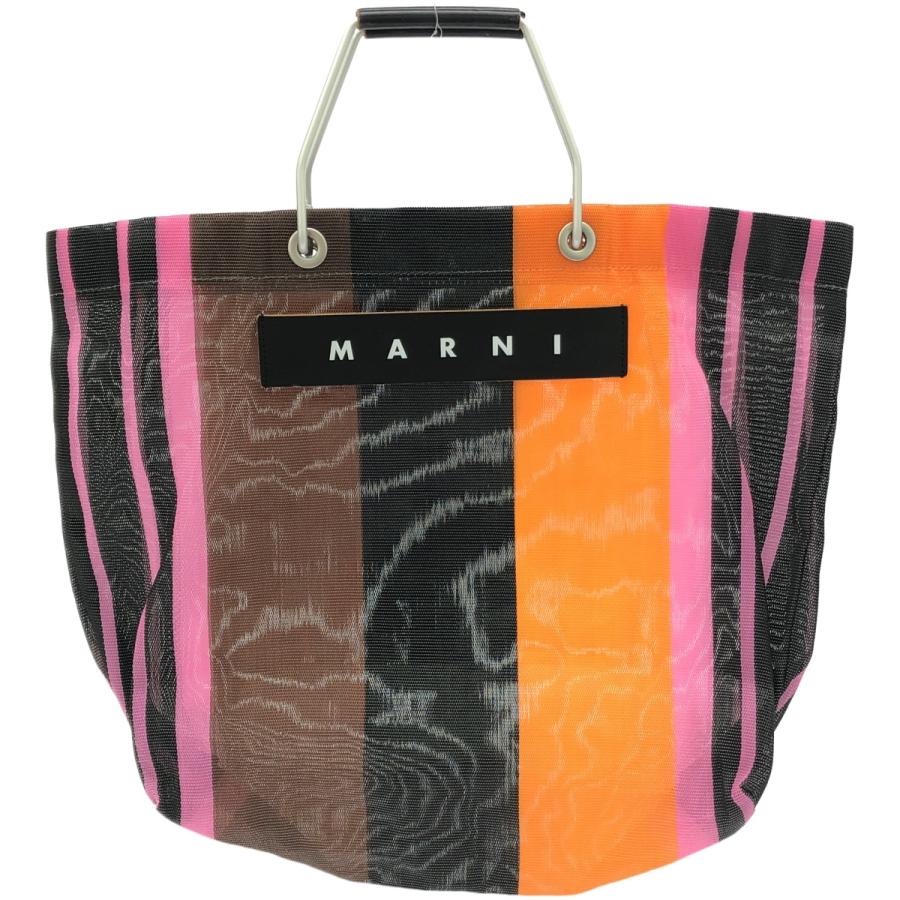 MARNI マルニ ストライプ ショッピングトートバッグ ミックス MARNI マルニ ストライプ ショッピングトートバッグ ミックス