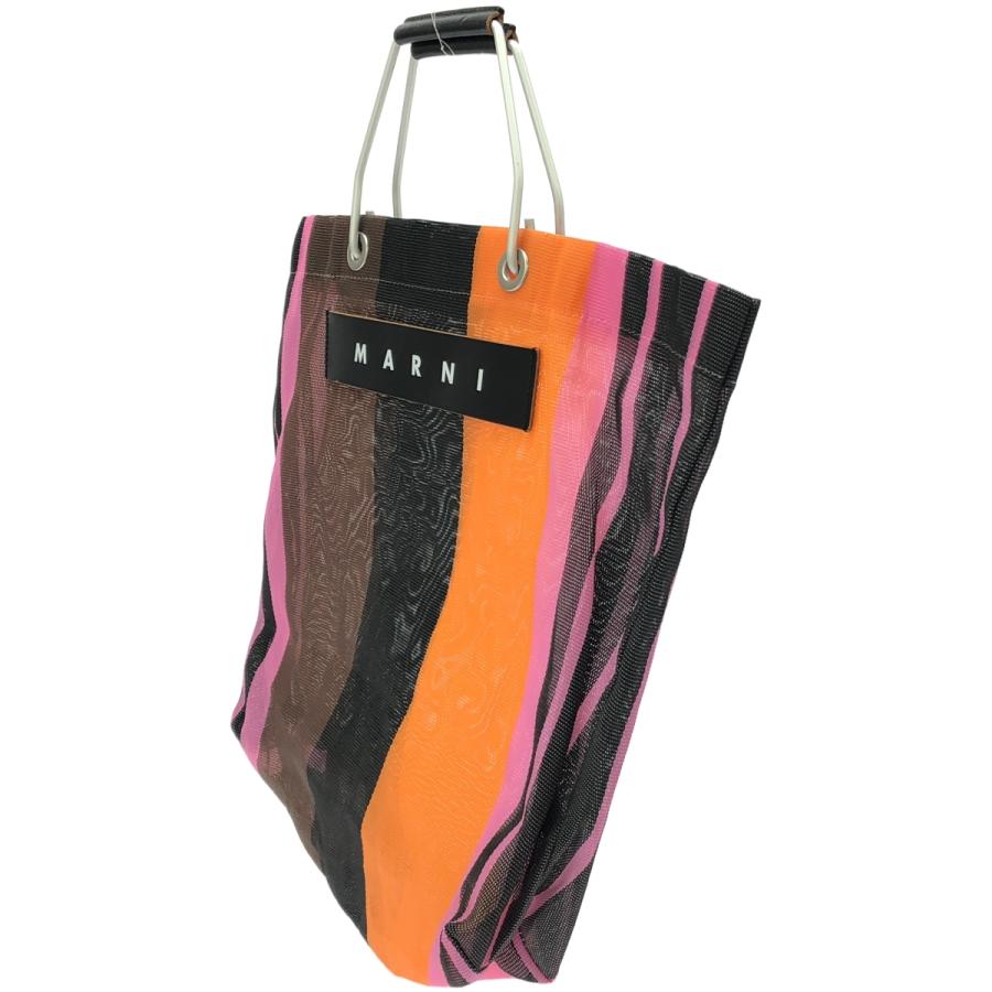 MARNI マルニ ストライプ ショッピングトートバッグ ミックス MARNI マルニ ストライプ ショッピングトートバッグ ミックス