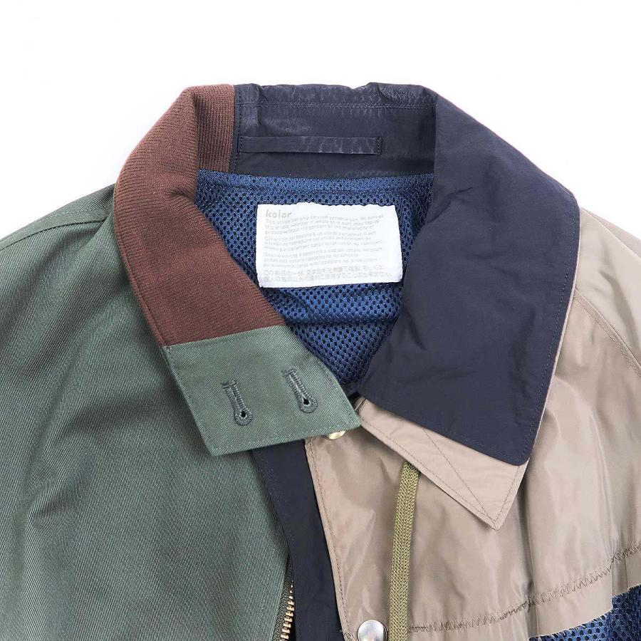 COLUR kolor カラー 22SS ドッキングデザインナイロンステン COLUR kolor カラー 22SS ドッキングデザインナイロンステン