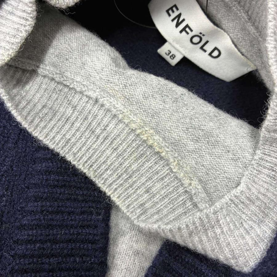 ENFOLD（エンフォルド） 24AW V-NECK LAYERED PULLOVER レイヤード