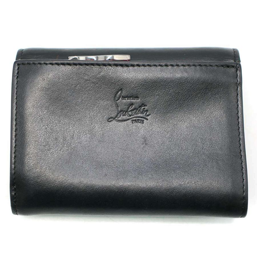 【クリスチャンルブダン】 スパイク コンパクトウォレット Christian Louboutin クリスチャンルブタン スパイクスタッズ