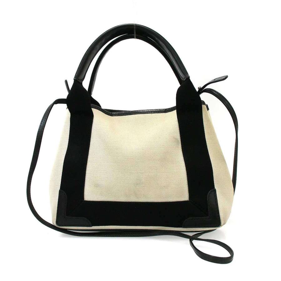 BALENCIAGA（バレンシアガ） ネイビーカバスXS キャンバスショルダー 