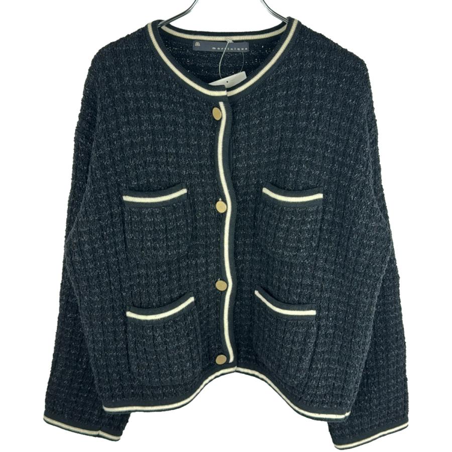 マルティニーク ツイードニットカーディガン マルティニーク