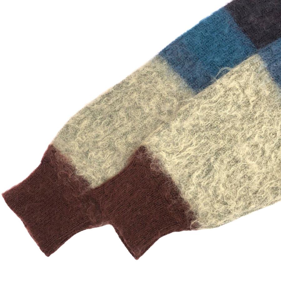 トップス YOKE ヨーク 23AW MOHAIR BORDER CARDIGAN モヘアボーダー