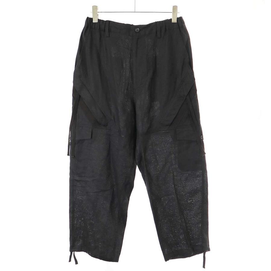 Ground Y グラウンド ワイ 24SS リネンパラシュートパンツ Ground Y グラウンド ワイ 24SS リネンパラシュートパンツ GROUND Y