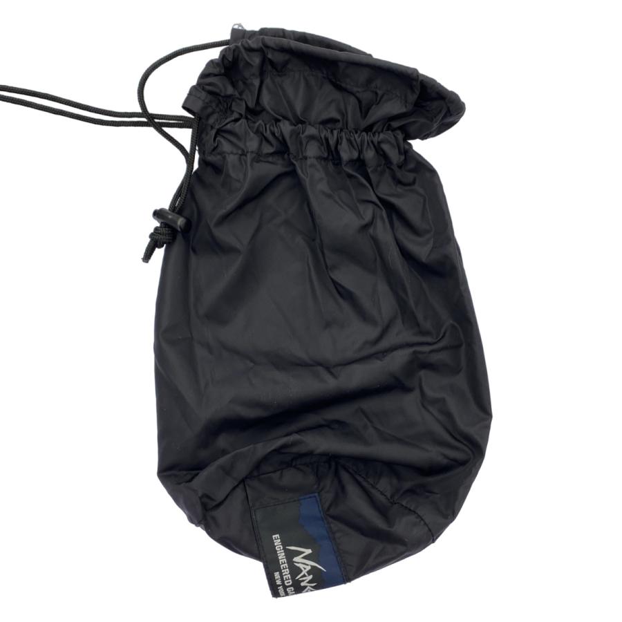 nestrobe購入ナンガ ダウンショール(ポンチョ)黒ポケット、スナップ付 Engineered Garments（エンジニアド ガーメンツ） ENGINEERED GARMENTS