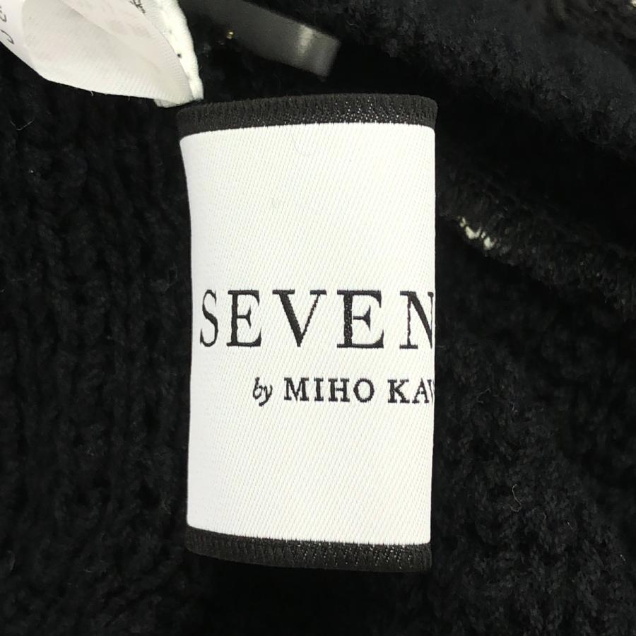 SEVEN TEN by miho kawahito セブン テン バイ ミホ 25SS オーガンジーレースニットトップス 9S204 ブラック S SEVEN TEN SEVEN TEN by miho kawahito セブン テン バイ ミホ 25SS