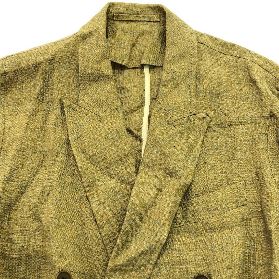 CABaN（キャバン） 22SS メランジリネン ダブルブレストセットアップ