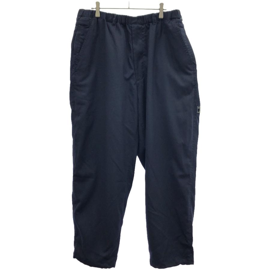 【美品】BROCHURE WOOL EASY PANTS ネイビー L Yeezy BROCHURE ブローシュアー WOOL EASY PANTS ウールイージーパンツ