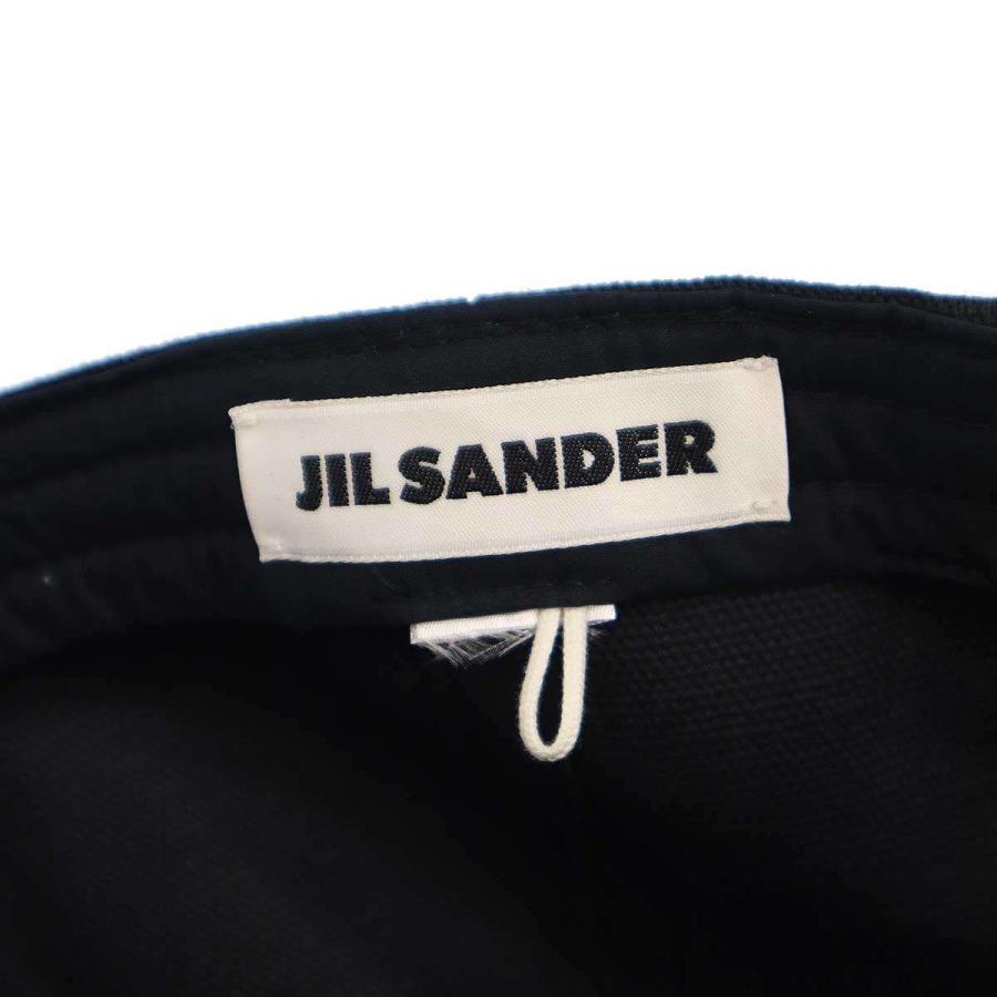 JIL SANDER ジルサンダー レザー切替ベースボールキャップ