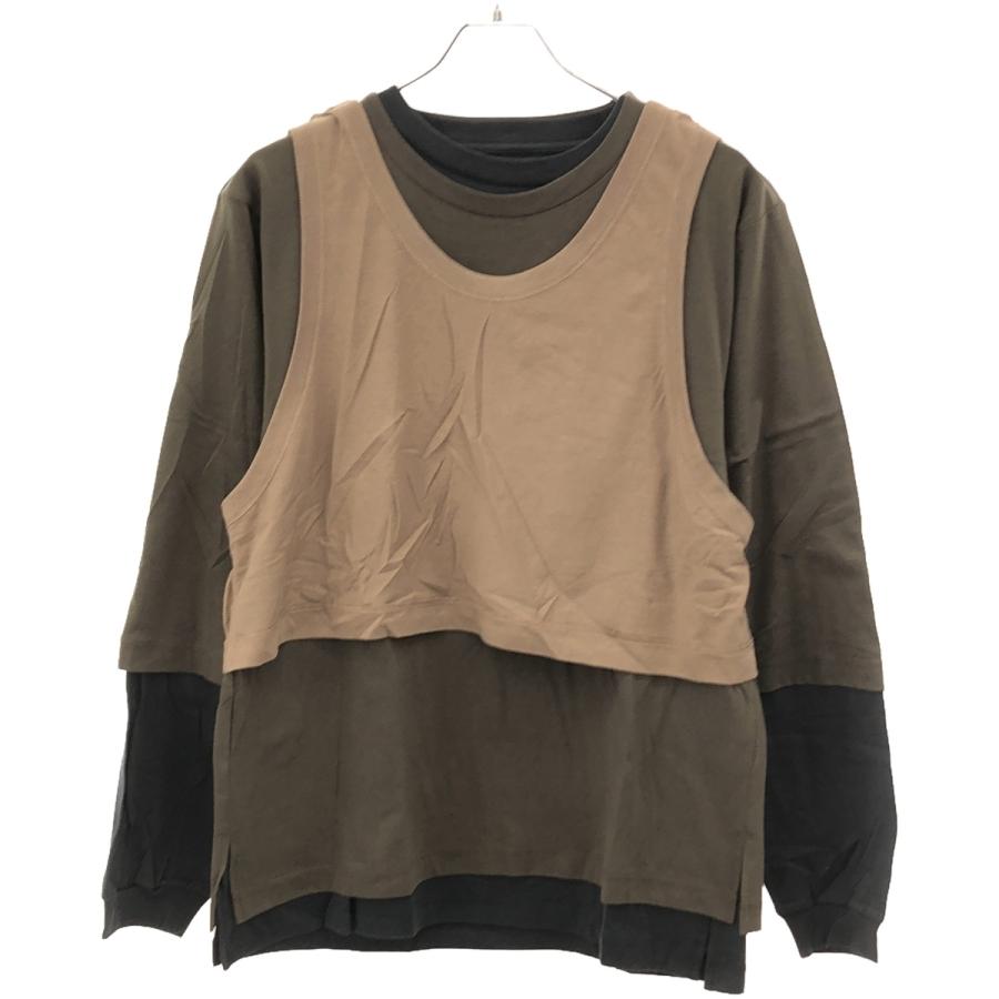 JOHN MASON SMITH ジョン メイソン スミス 24AW THREE LAYERED CUT SAW スリーレイヤードカットソー 24WCT-545S ミックス S JOHN MASON SMITH ジョン メイソン スミス 24AW THREE LAYERED