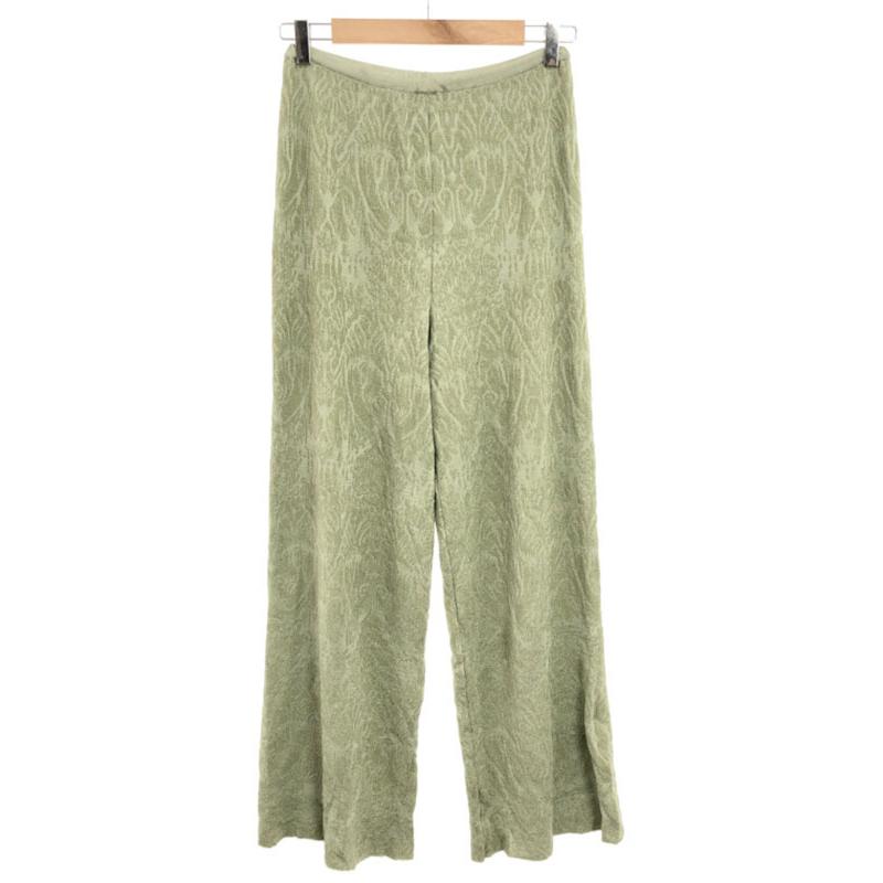 TAN タン 20SS IKAT PATTERN PANTS パンツ グリーン F ITHPH82NUS0O  