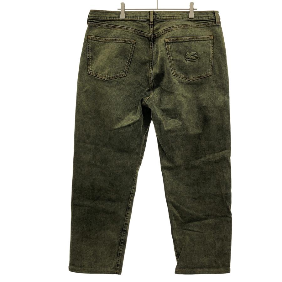 ETRO エトロ ロゴエンブロイダリーデニムパンツ U242MRNB0016 イエロー 38 ETRO（エトロ） ロゴエンブロイダリーデニムパンツ U242MRNB0016
