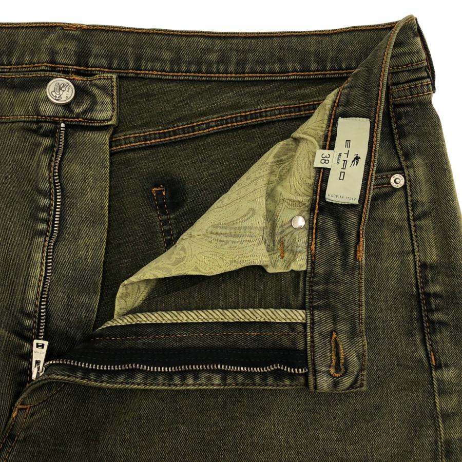 ETRO（エトロ） ロゴエンブロイダリーデニムパンツ U242MRNB0016