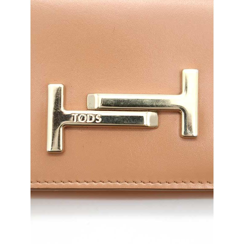TOD'S TOD'S トッズ ダブルT 三つ折りレザーウォレット 財布 TOD'S TOD'S トッズ ダブルT 三つ折りレザーウォレット 財布