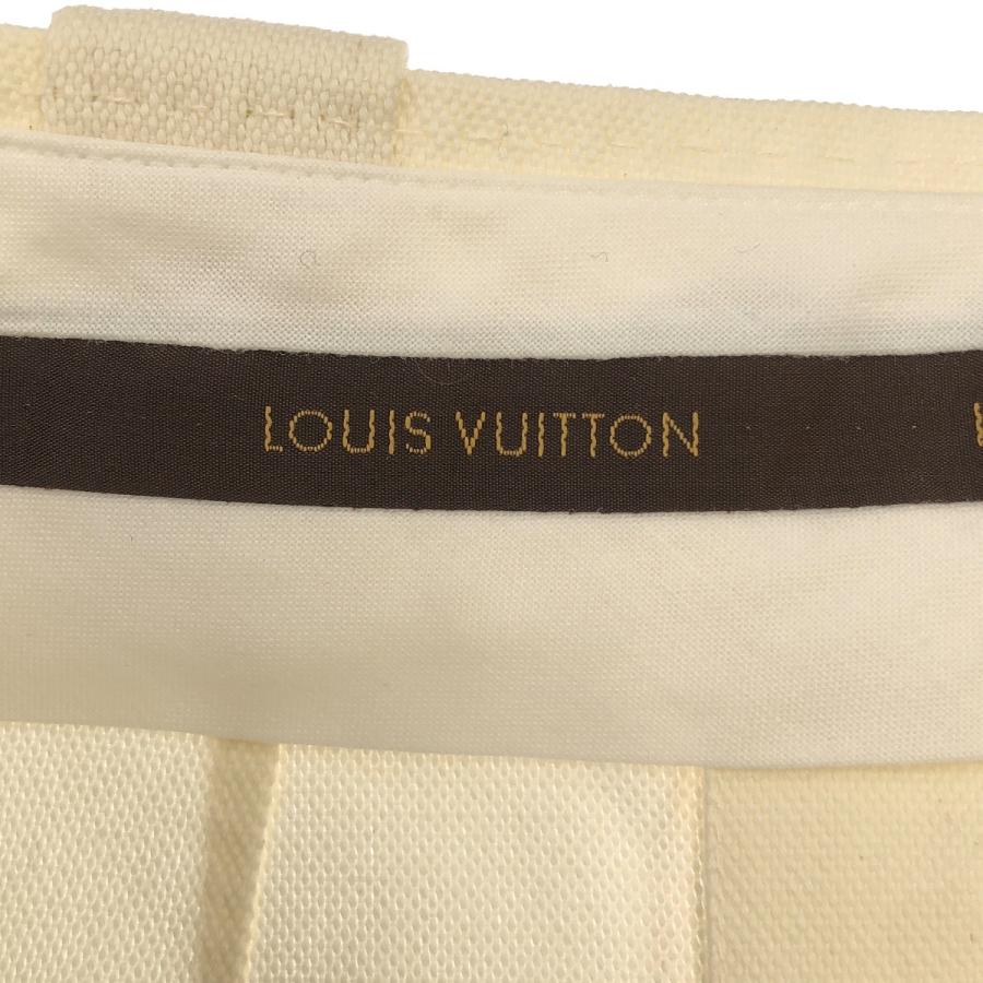 LOUIS VUITTON ルイヴィトン コットンリネンスカート ホワイト 36  