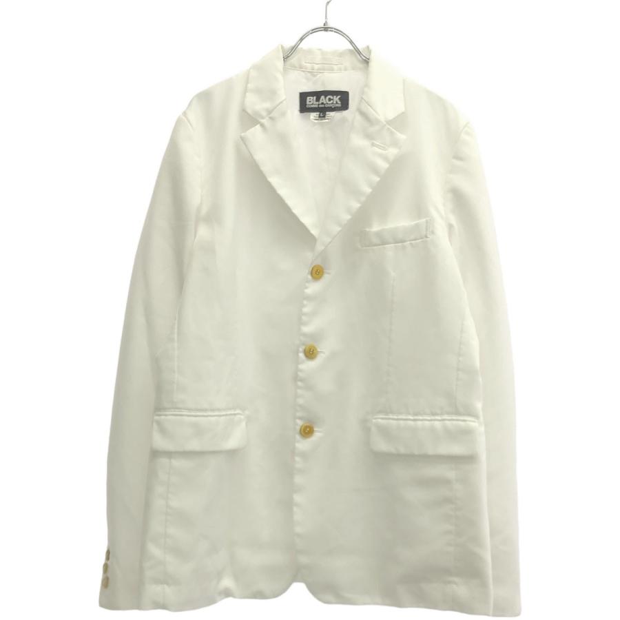 R00316 COMME des GARÇONS クリーム色テーラードジャケット R00316 COMME des GARÇONS クリーム色テーラードジャケット