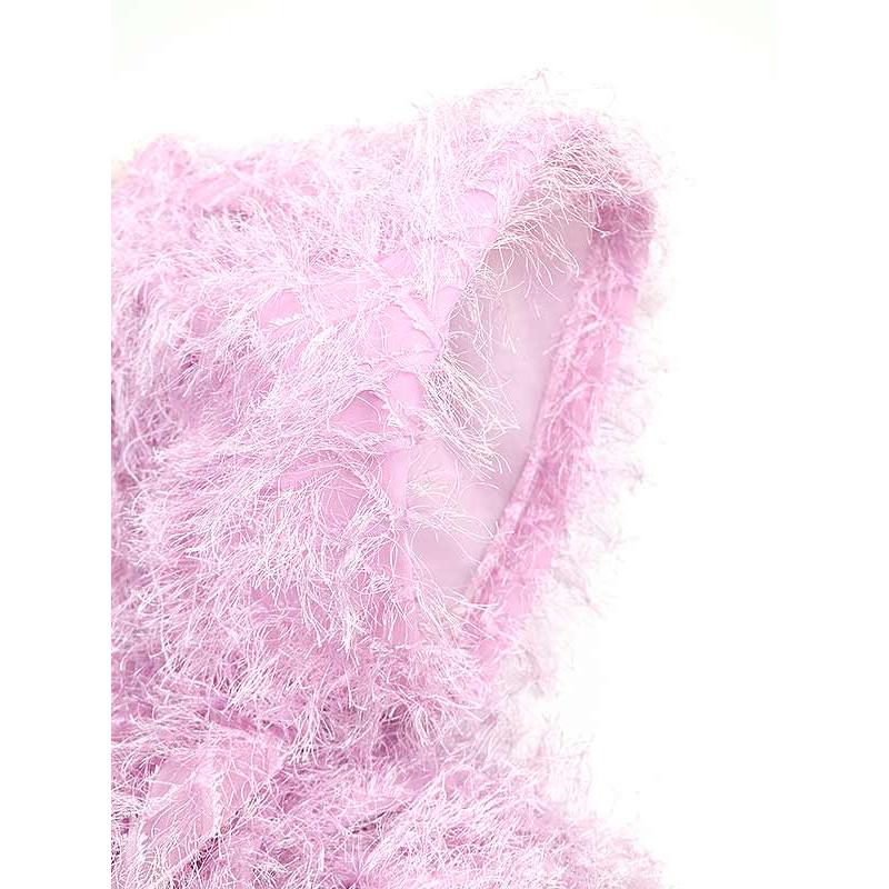 Her Praha ハー プラハ シャギーマキシ ボリュームドレス