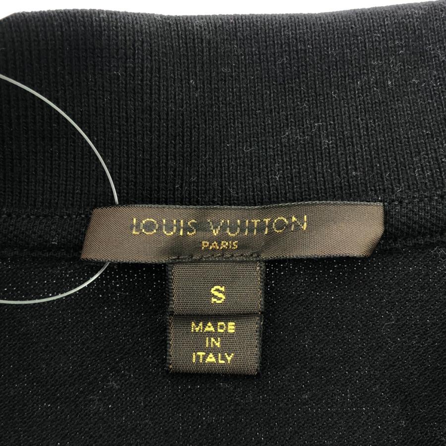 LOUIS VUITTON - LOUIS VUITTON ルイヴィトン LV刺繍ポロシャツ RW101W WOTS12B1A ブラック S LOUIS VUITTON（ルイ・ヴィトン） LV刺繍ポロシャツ RW101W WOTS12B1A