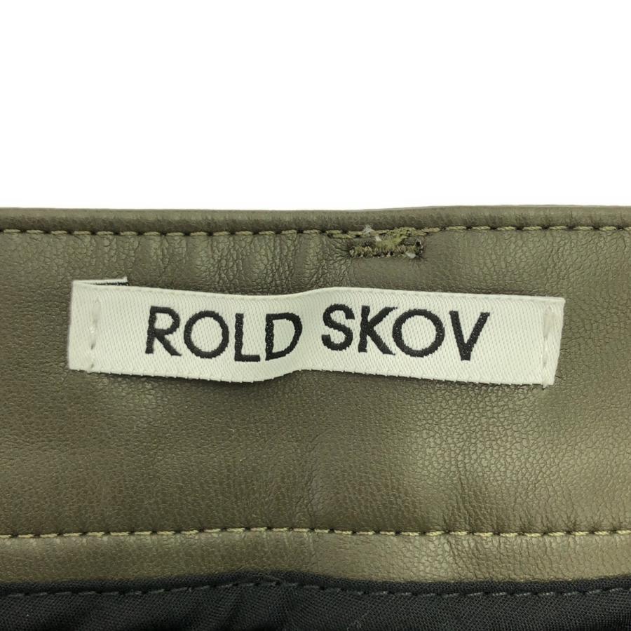 ROLD SKOV ロードスコフ ECO LEATHER LOOSE BIKER PANTS フェイク