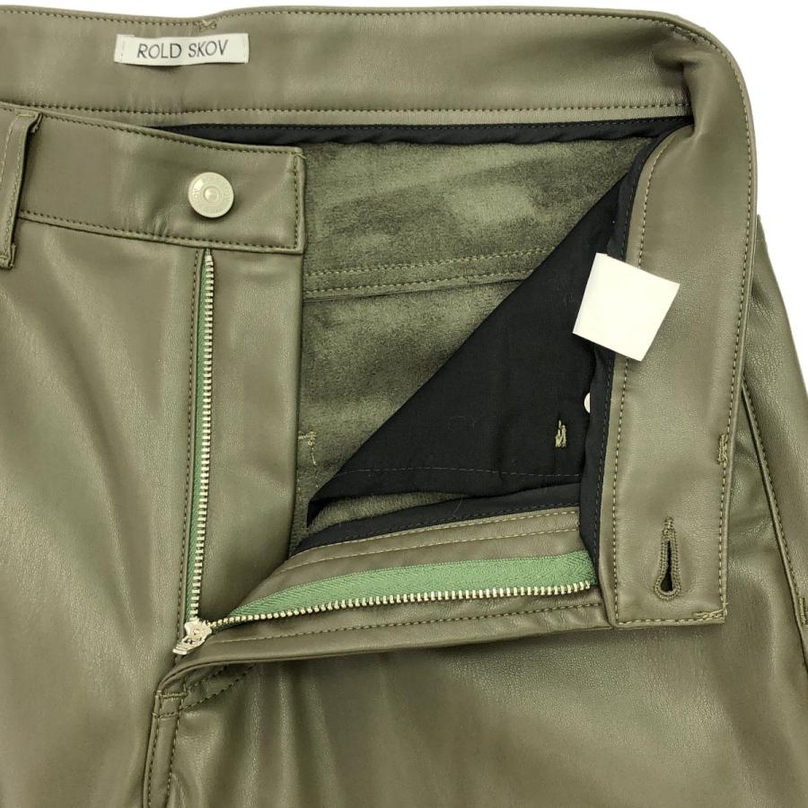 ROLD SKOV ロードスコフ ECO LEATHER LOOSE BIKER PANTS フェイク