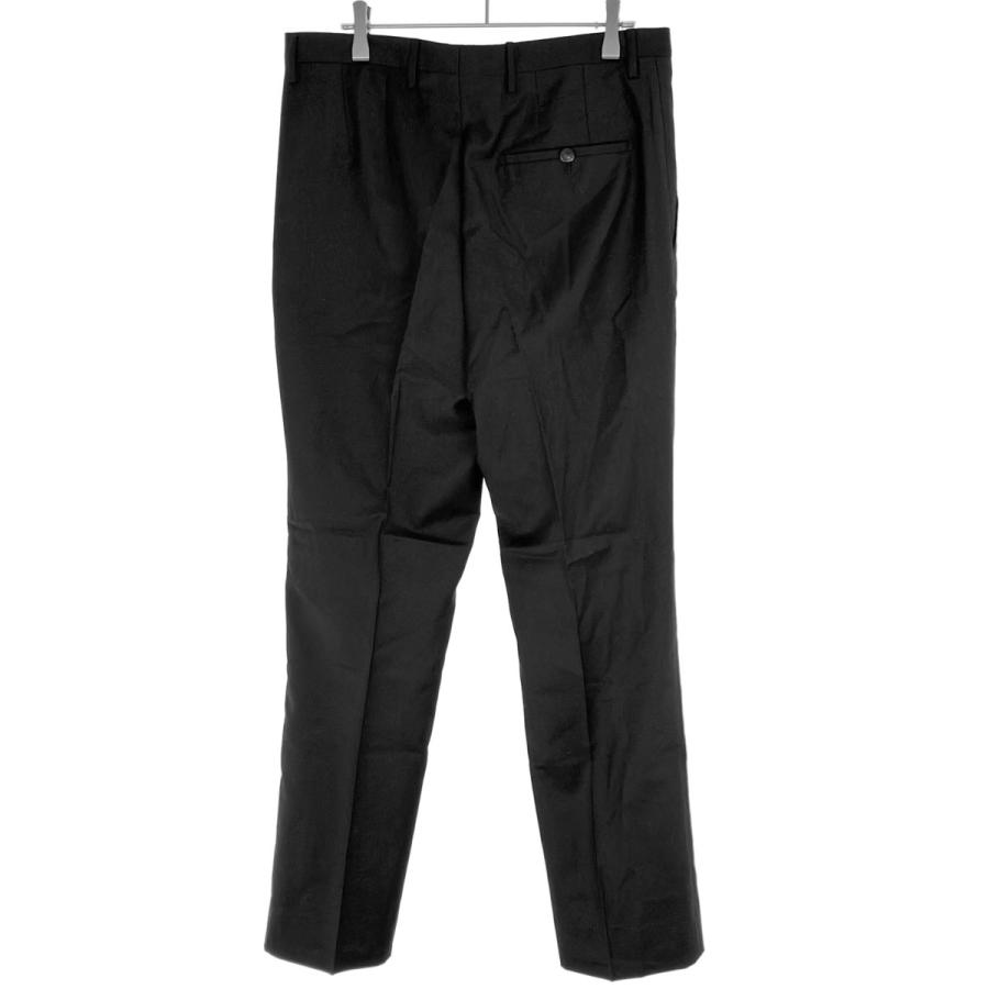 LANVIN ランバン 17SS エンブロイダリースラックスパンツ ブラック 46  