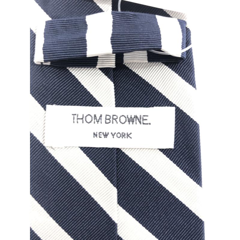 THOM BROWNE ストライプ ネクタイ　トムブラウン THOM BROWNE トム ブラウン コットンシルク レジメンタル