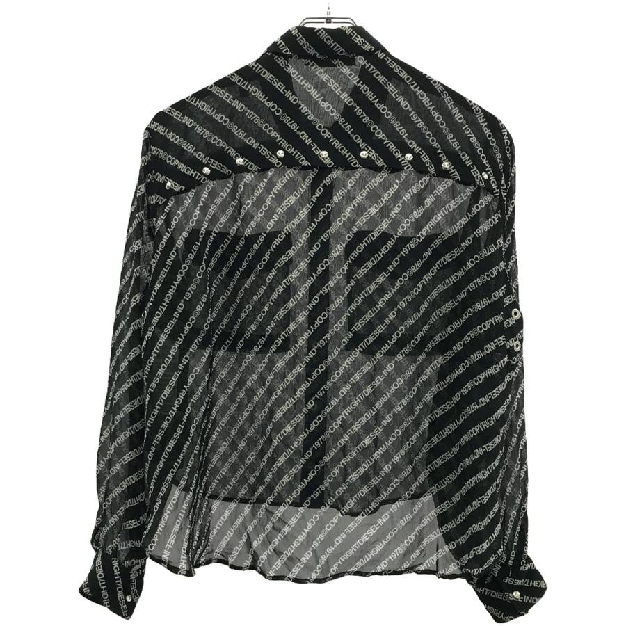 DIESEL（ディーゼル） ロゴコピーライトクロップドレーヨンシアー 