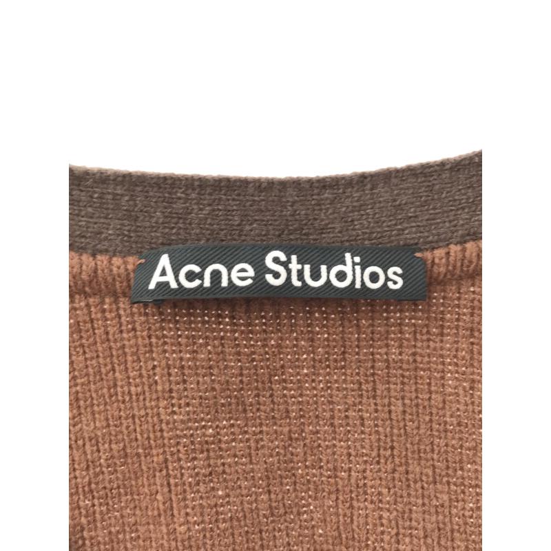 acne studios カーディガン　アクネ　M ブラウン Acne Studios アクネストゥディオズ 21AW ウールニット