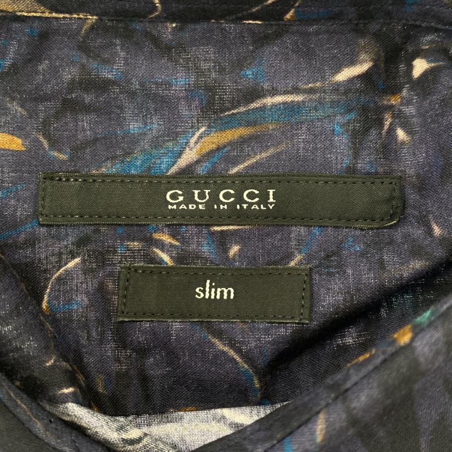 GUCCI（グッチ） 13SS スリムフィットフラワープリントシャツ