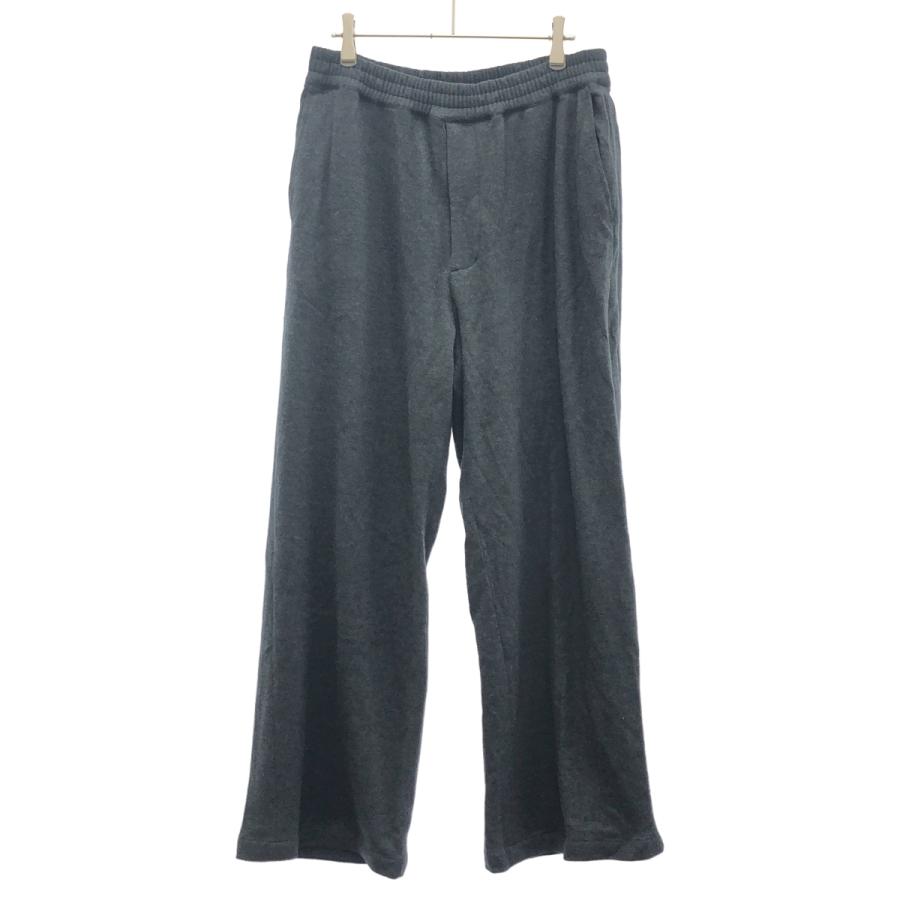 Graphpaper グラフペーパー 25AW Wool Smooth Flannel Easy Wide Pants ウールスムースフランネルイージーワイドパンツ GU253-40223B グレー 2 グラフ Graphpaper グラフペーパー 25AW Wool Smooth Flannel Easy