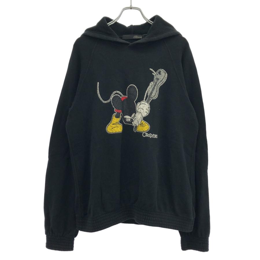 Roen（ロエン） Disney Mickey クラッシュミッキープリントパーカー