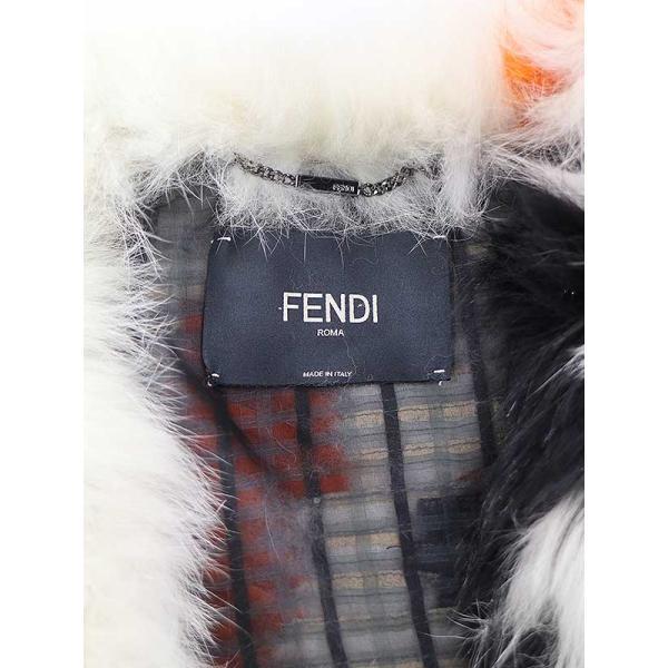 FENDI フェンディ フォックスファーデザインショートジャケット 毛皮  
